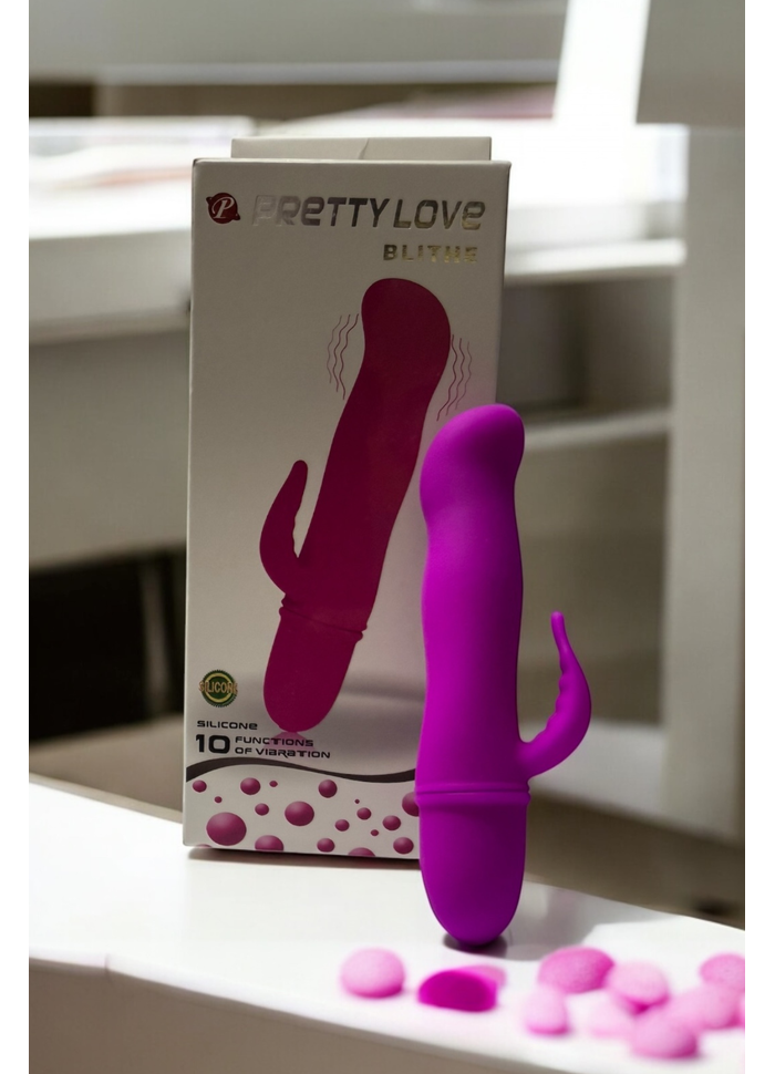 Vibrador em Silicone 10 vibrações Pretty Love