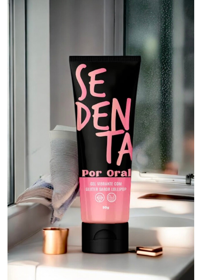 Sedenta por Sexo Oral Gel vibrante com sabor