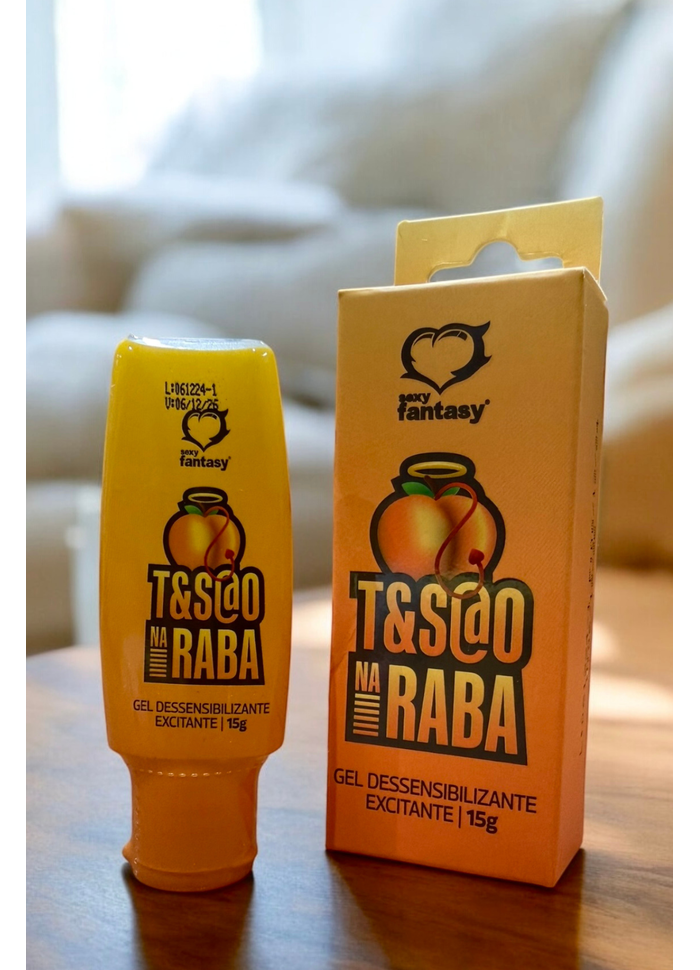 Gel anestésico excitante Tesão na Raba 