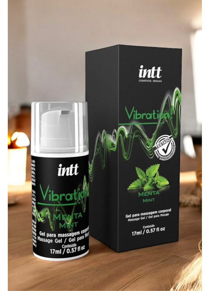 Vibration Gel Excitante Que Vibra Sabor Menta 17Ml Intt
