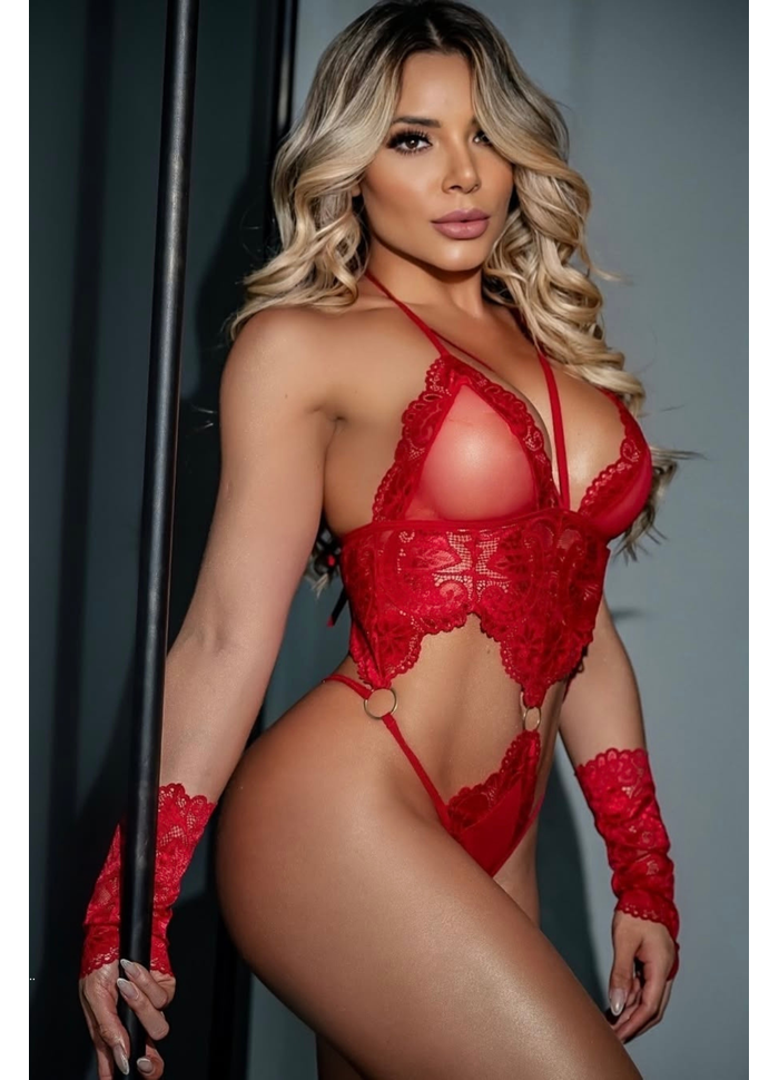 Body com Luvas Paixão Secreta 