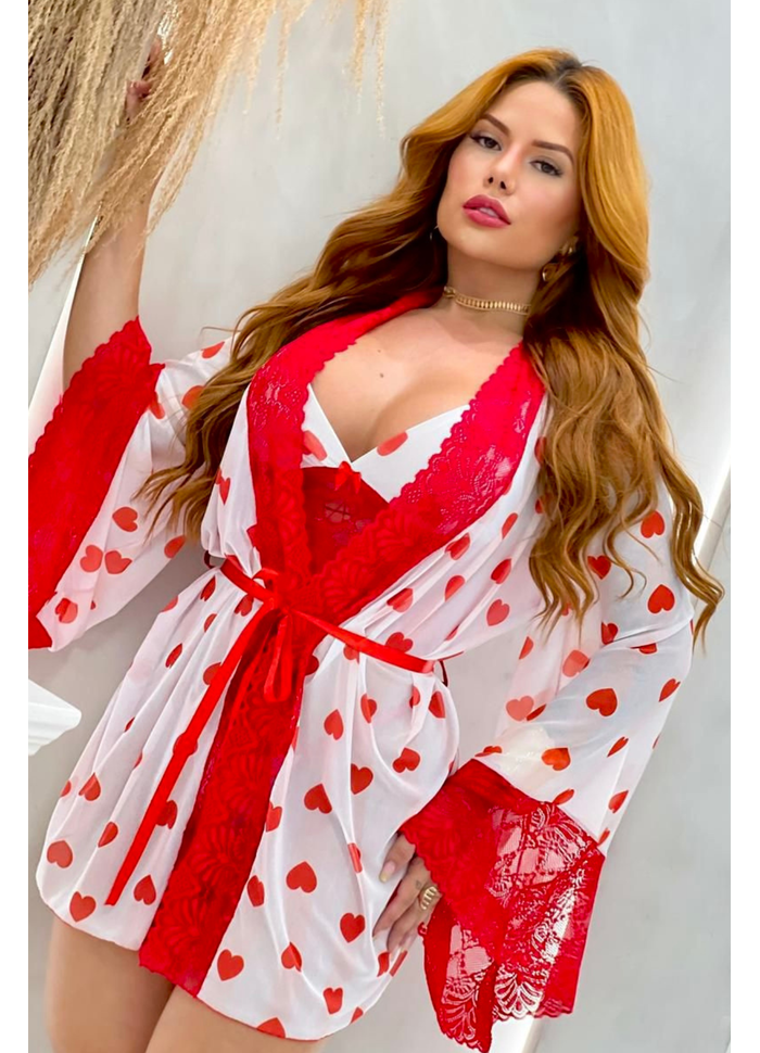 Robe Manga Longa Love