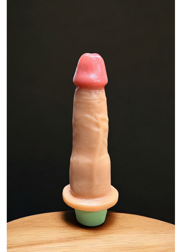 Pênis Com Vibrador 16 X 4CM ADÃO E EVA