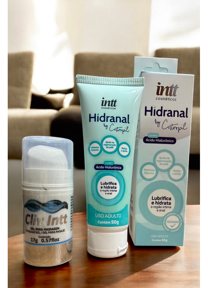 Kit Anal Perfeito com Hidranal e Anestésico Cliv Intt