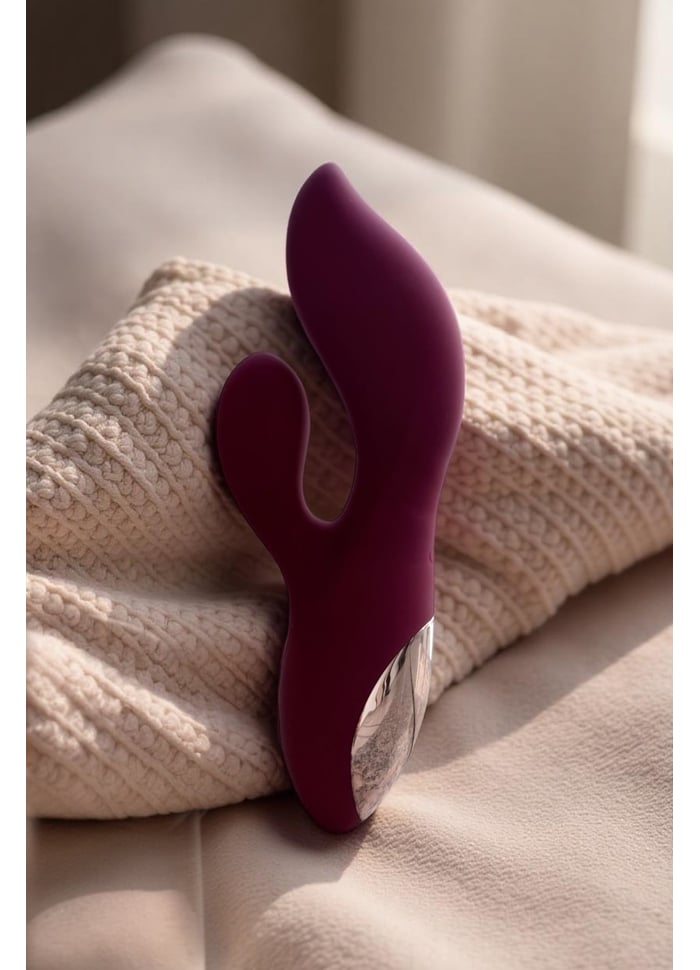 Vibrador Rabbit Recarregável Duplo Motor Adela