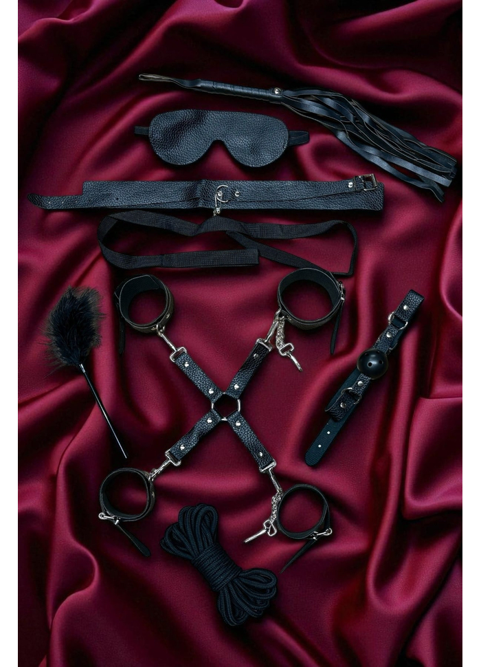 Kit Fetiche com 7 Itens Black Wolf