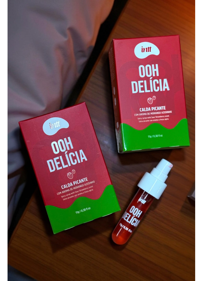 Ohh Delícia Gel Morango Picante Intt