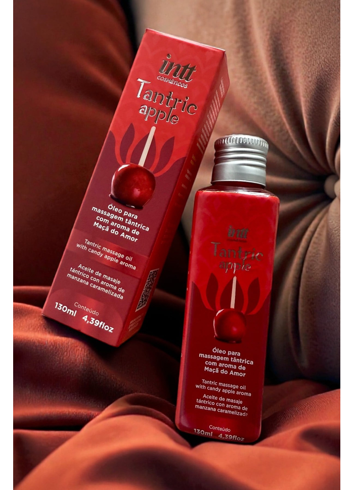 Óleo Tantric Apple Aroma Maçã Do Amor 130ml Intt
