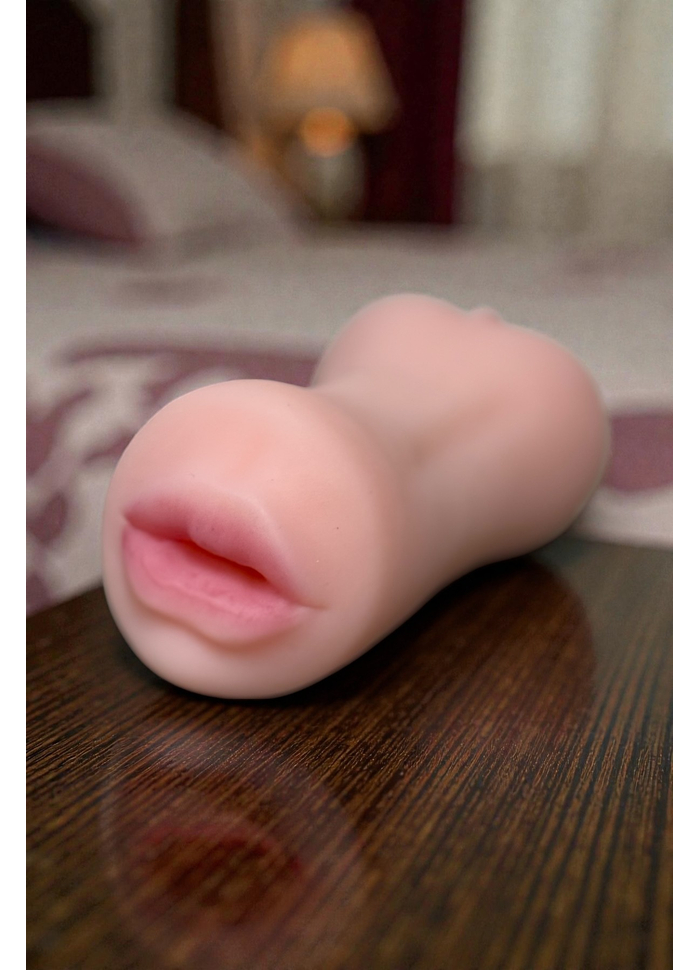 Masturbador Duplo formato de boca e vagina