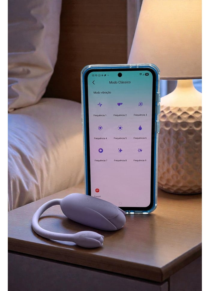 Vibrador para casais com app para celular