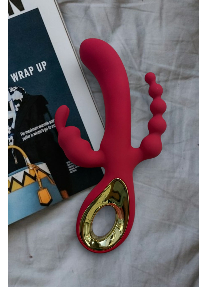 Vibrador Rabbit Tripla estimulação Eros 