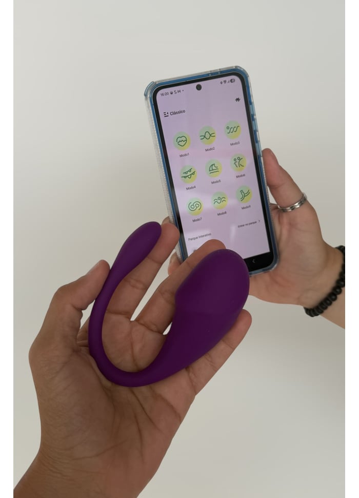 Vibrador Bullet para casal com app para celular Bump