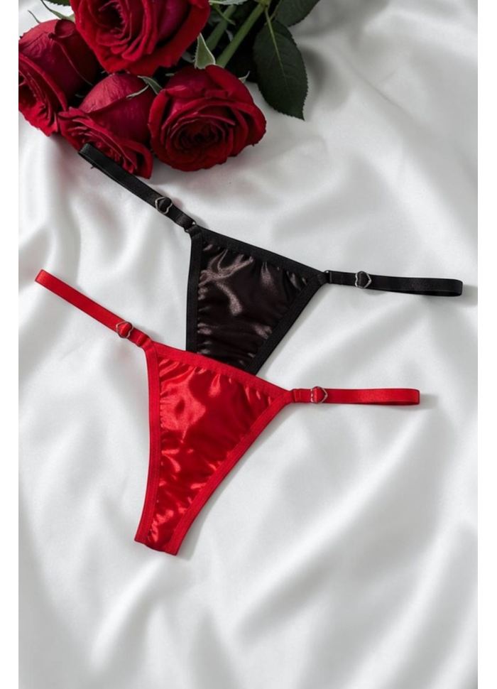 Calcinha acetinada Regulável Romance