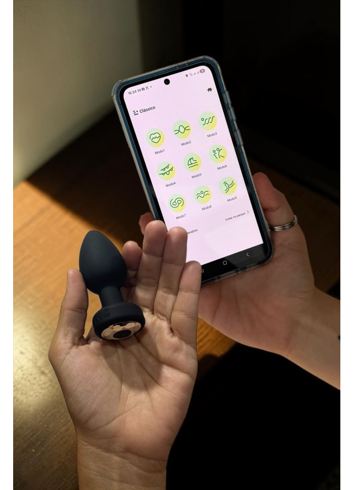 Plug Anal Vibrador com App para Celular YouVibe