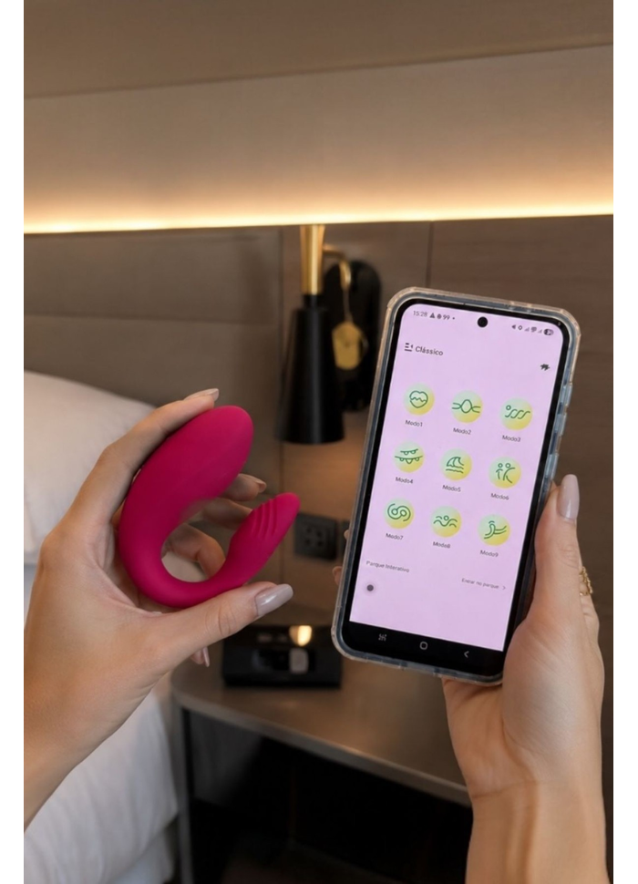 Vibrador Duplo para casal com app 