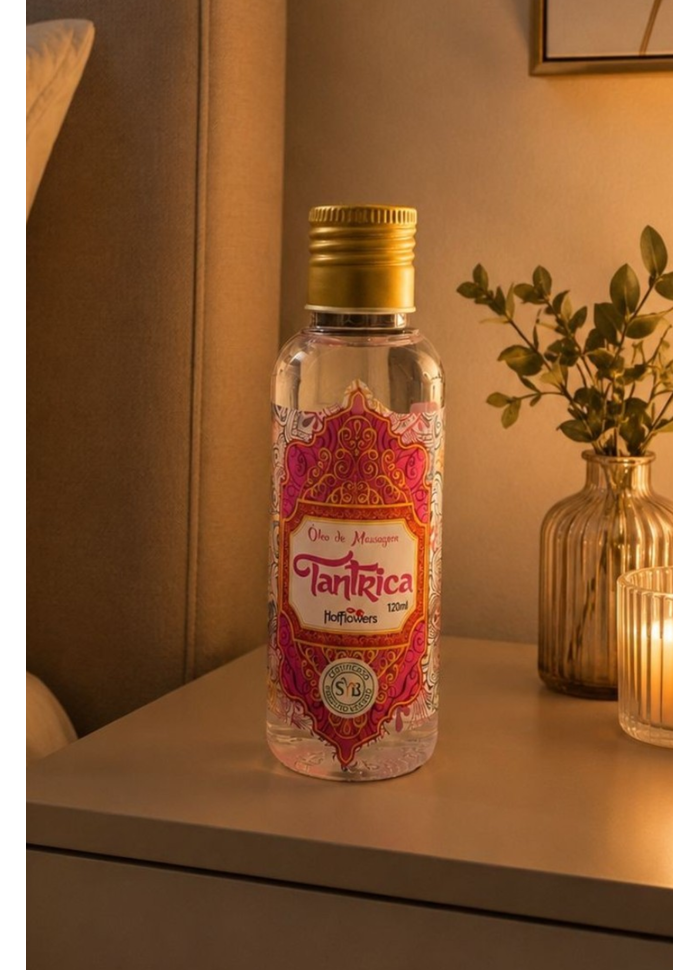 Óleo Para Massagem Tântrica 120Ml Hot Flower