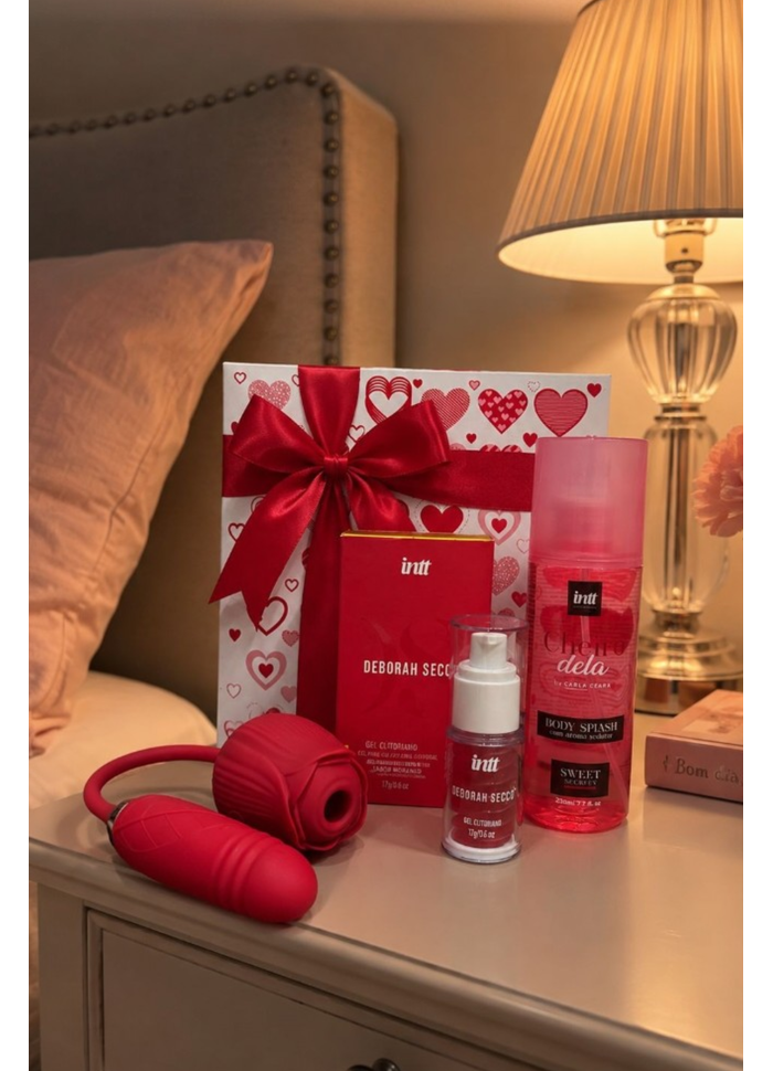 Kit Sugador Rosa vai e vem, Excitante e Body Splash 