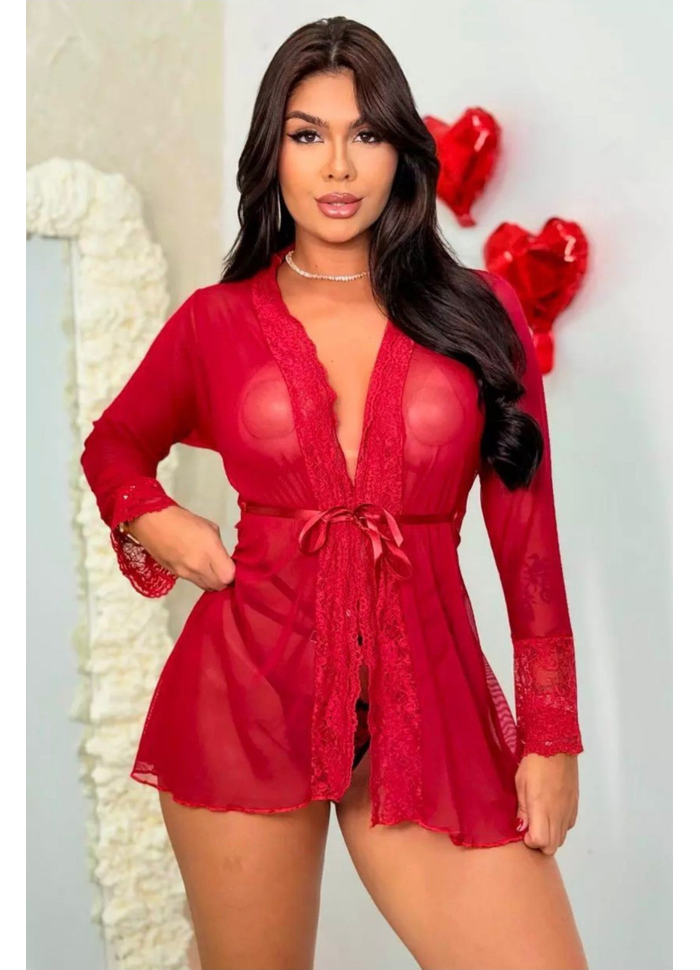 Robe Sensual em tule
