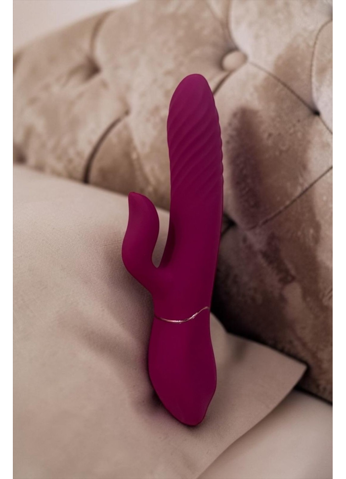 Vibrador Pulsador vai e vem Recarregável Liah