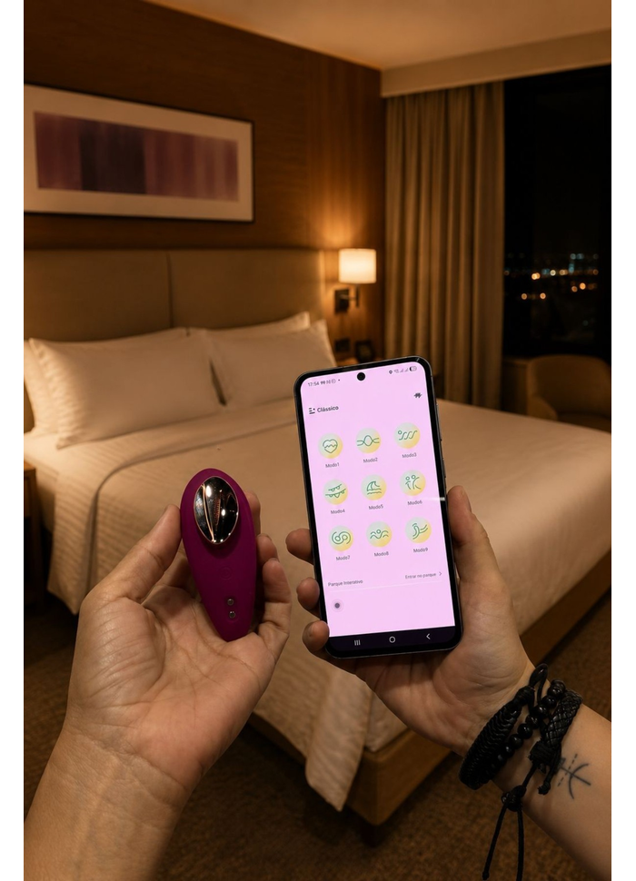 Vibrador de Calcinha com App para Celular Friend