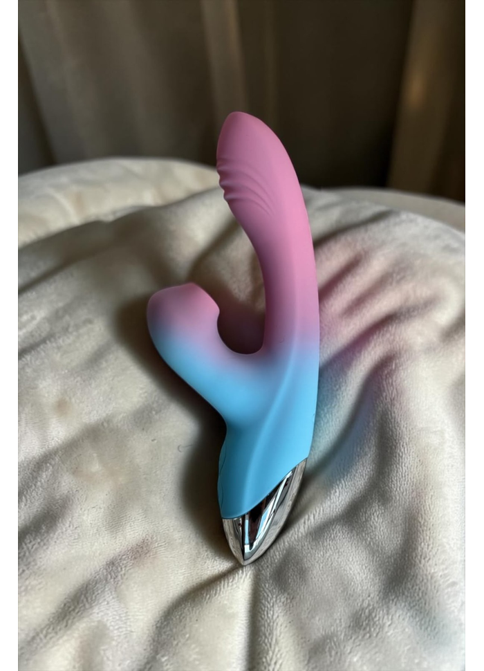 Vibrador Recarregável com sugador Mia