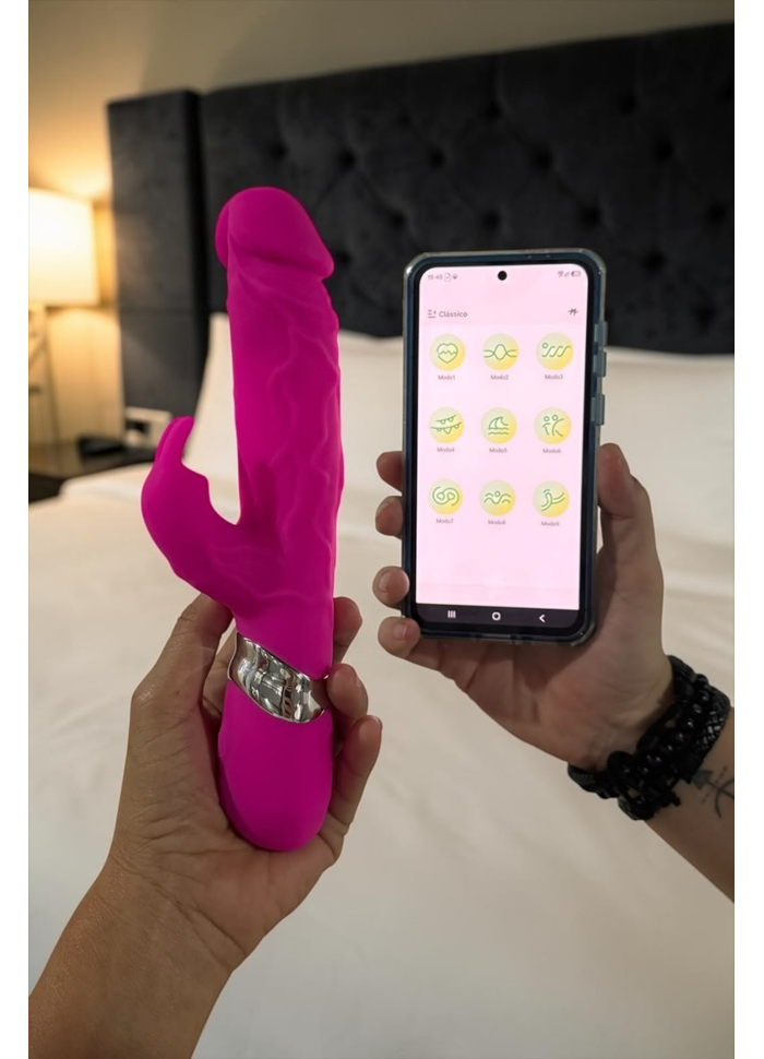 Vibrador Rabbit com App para Celular Must