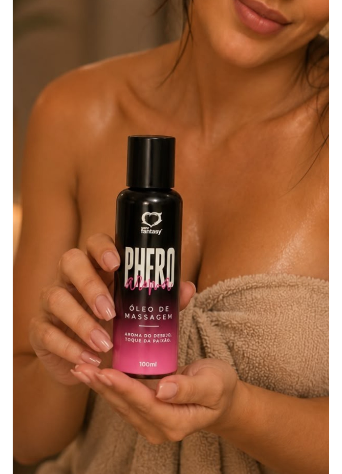 Óleo De Massagem Phero Afrodisíaco Sexy Fantasy 100ml 