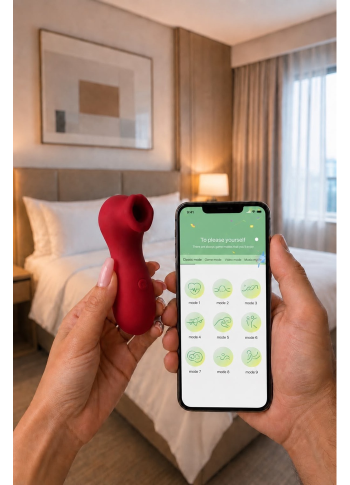 Estimulador por ondas Sugador com App para celular Malik