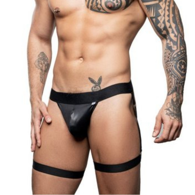 JOCKSTRAPP LIGA PRETA 3 ARGOLAS SD CLOTHING