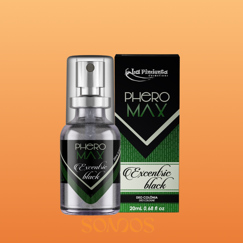PERFUME PHERO MAX EXCENTRIC BLACK MASCULINO 20ML LA PIMIENTA