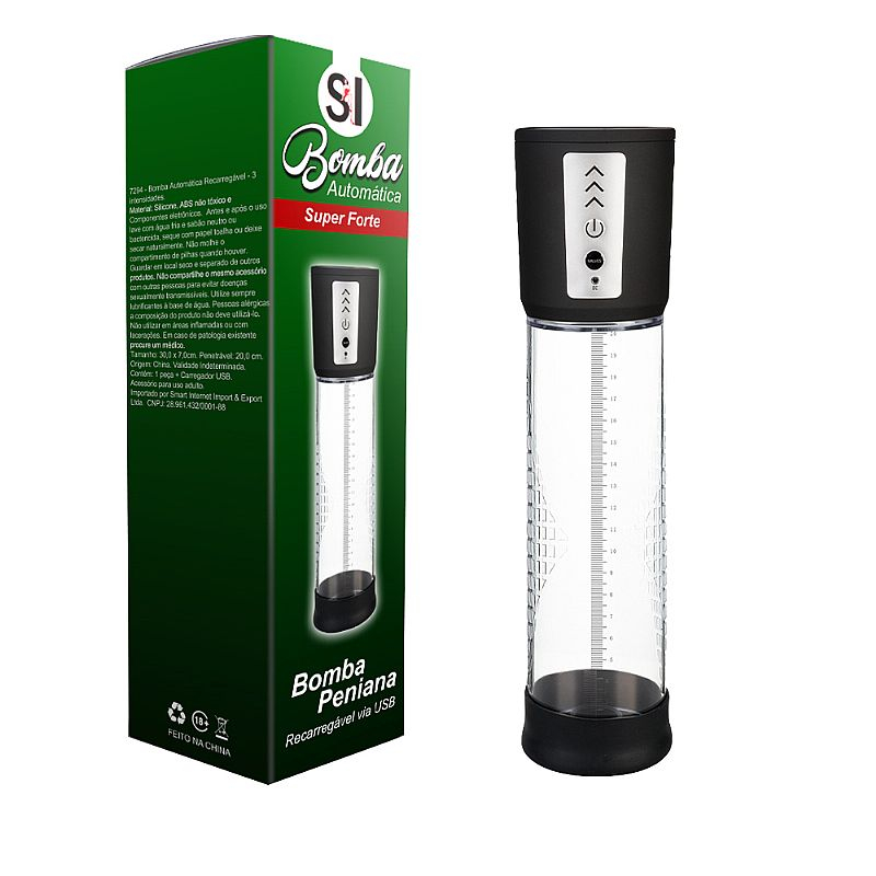 BOMBA PENIANA AUTOMATICA RECARREGAVEL