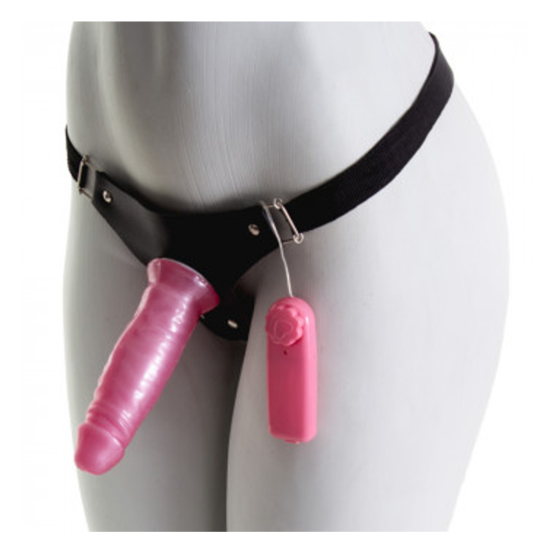 CINTA COM PROTESE PENIANA 15X4CM E CONTROLE MULTIVELOCIDADE ABSOLOO