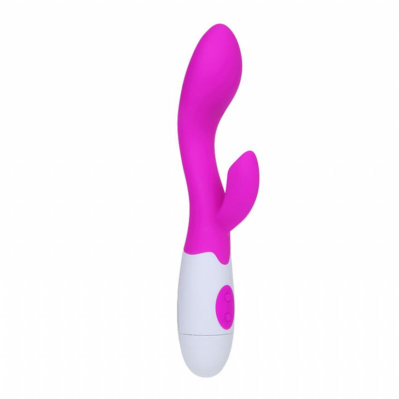 VIBRADOR BRIGHTY SILICONE DUPLO 30 VIBRAÇÕES PRETTY LOVE