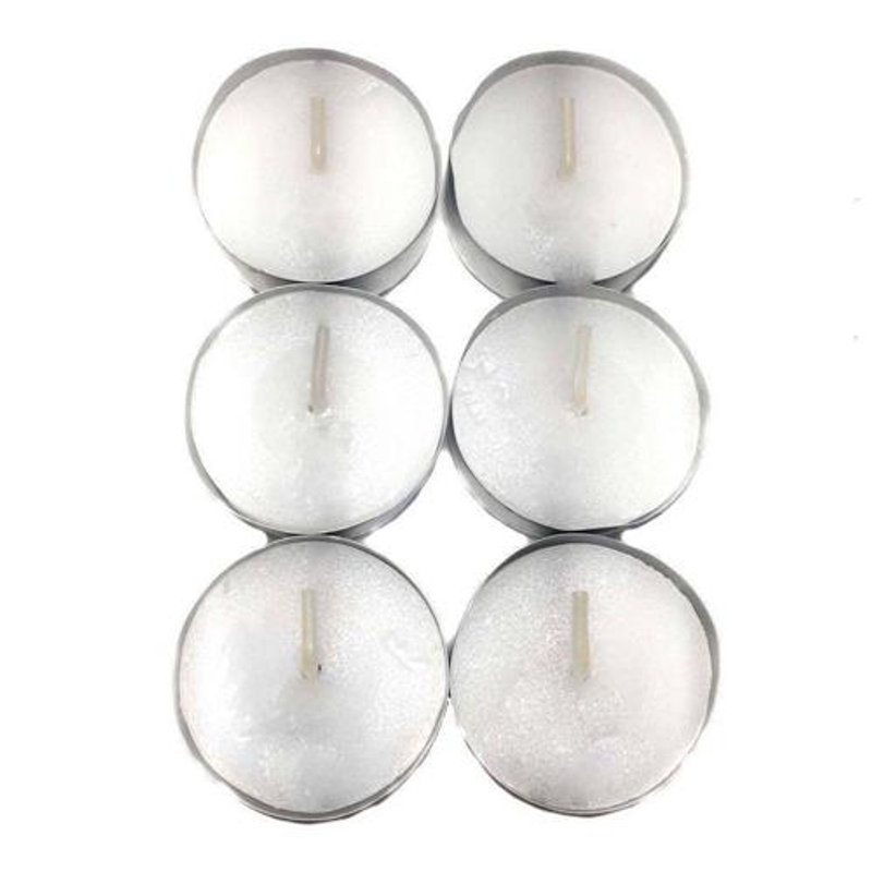 VELA DECORATIVA BRANCA PARA AMBIENTE KIT COM 06