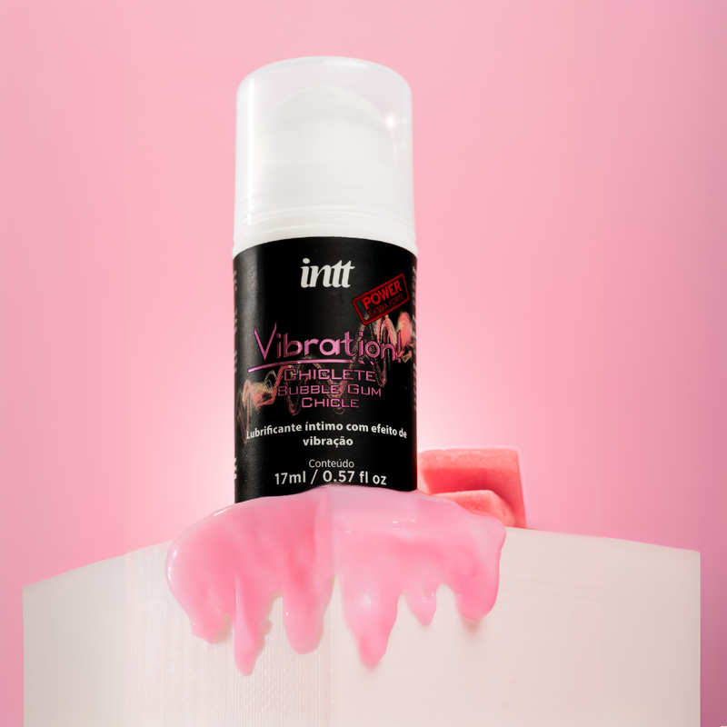 VIBRATION POWER EXCITANTE EFEITO VIBRAÇÃO SABOR CHICLETE INTT