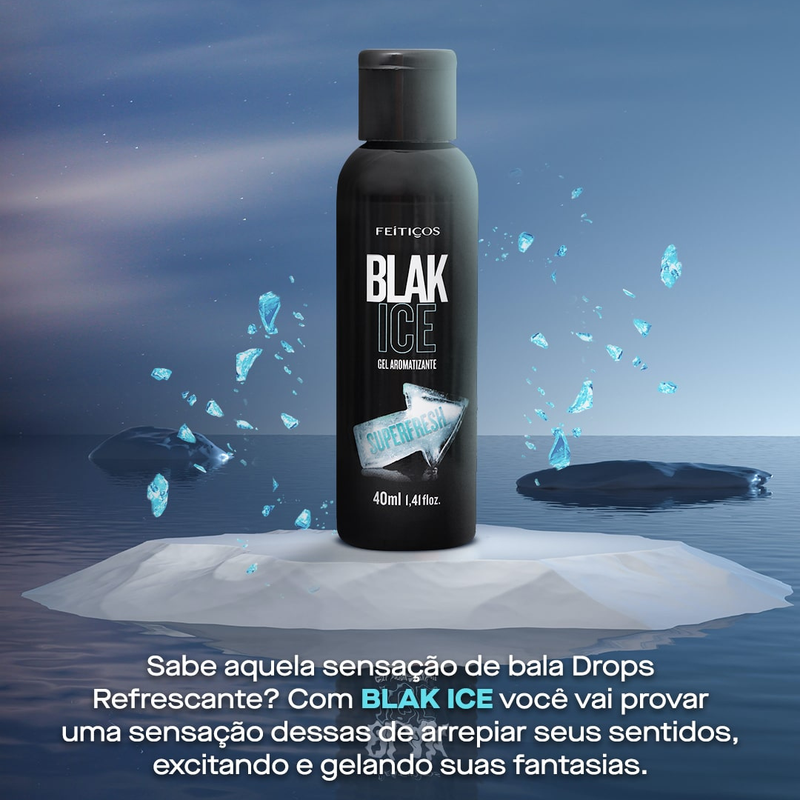 BLAK ICE GEL COMESTÍVEL 40ML FEITIÇOS