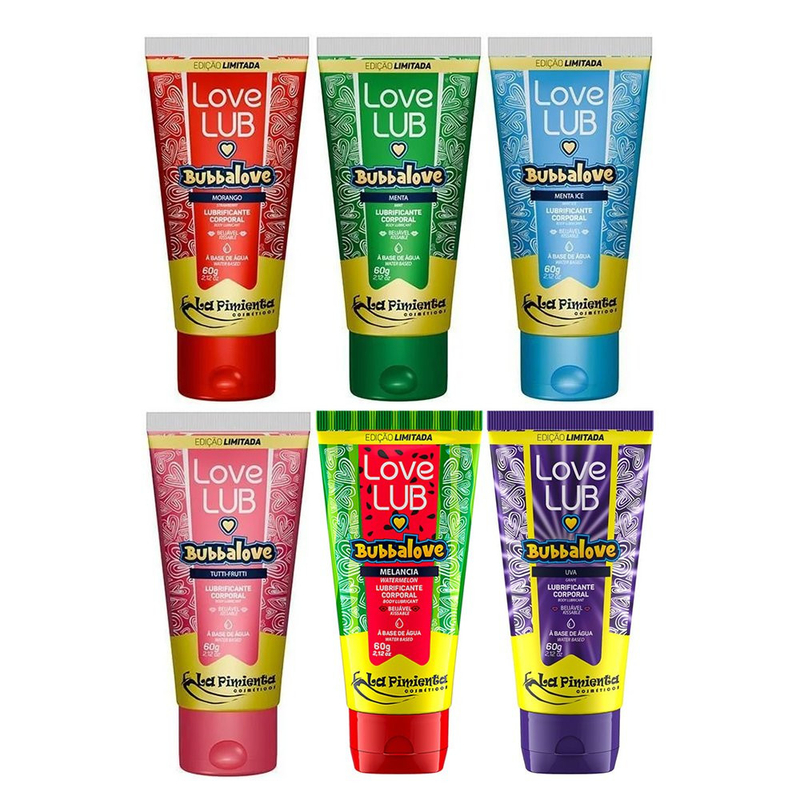 LUBRIFICANTE BUBBALOVE 60G BEIJAVEL