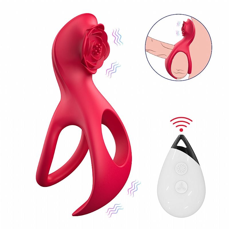 ANEL PENIANO DUPLO PARA TESTICULOS E CLITORIS RECARREGAVEL