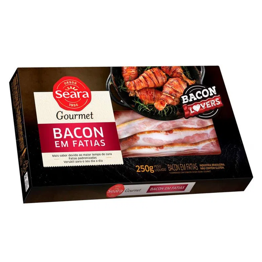 Bacon Fatiado Seara Gourmet 250G