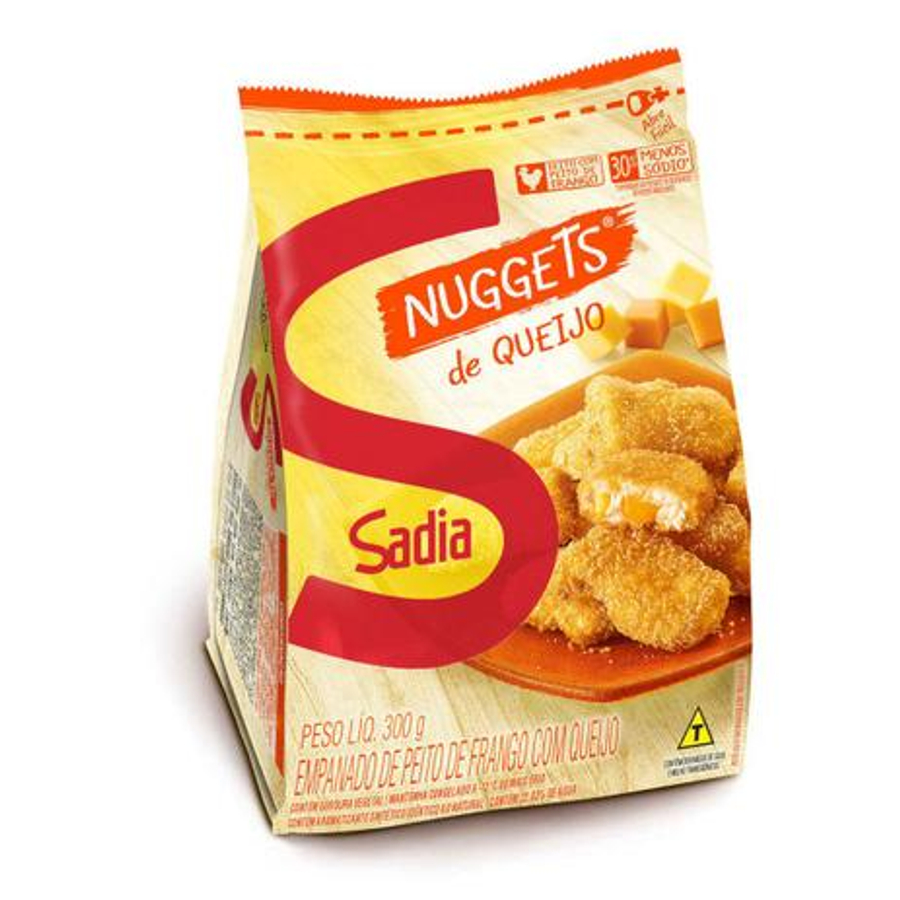 Nuggets De Frango Com Queijo Sadia 300g