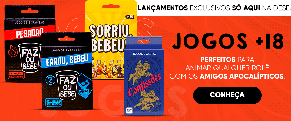 JOGOS + 18 LANÇAMENTO EXCLUSIVO